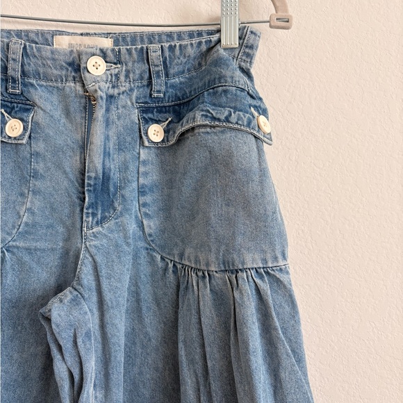 Miss Love Stylish Light Blue Flare Jeans for Women- size Small - Picture 5 of 10